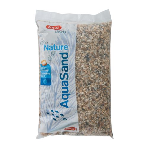 Comparer les prix de Zolux - Sol décoratif Aquasand naturel quartz gros 5kg