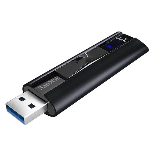 Sandisk Clé Usb Extreme Pro Solid State - 256Gb - Usb 3.1 420Mb/S Cz880 - Noir
