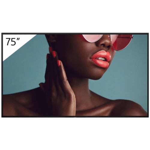 Sony Bravia Professional Displays FW-75BZ40L - Classe de diagonale 75" BZ40L Series écran LCD rétro-éclairé par LED - signalisation numérique - Android TV - 4K UHD (2160p) 3840 x 2160 - HDR - Direct LED