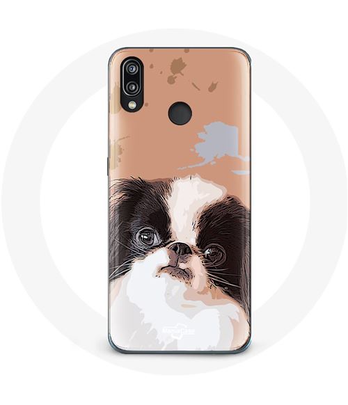 Coque pour Huawei P20 Lite Épagneul japonais Noir et Blanc Race de chiens Maniacase