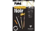 Bloc paint'on noir colle a5 - 20 feuilles - clairefontaine