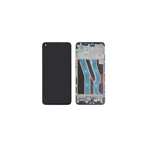 Ecran LCD & Vitre tactile Complet Noir OLED Avec Châssis pour Realme 10 4G
