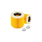10 Sacchetti + 2 Filtri Per Aspirapolvere Kärcher WD4 WD5 WD6 MV4 MV5 MV6