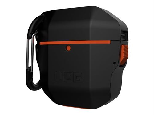 UAG Rugged Case for AirPods (1st & 2nd Gen) - Hardcase Black - Hardcase voor oortelefoons - robuust - thermoplastic polyurethaan (TPU) - zwart - voor Apple AirPods (1e generatie