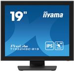 iiyama ProLite T1932MSC-B1S - Écran LCD - 19" - écran tactile - 1280 x 1024 - IPS - 250 cd/m² - 1000:1 - 14 ms - HDMI, VGA, DisplayPort - haut-parleurs - noir mat