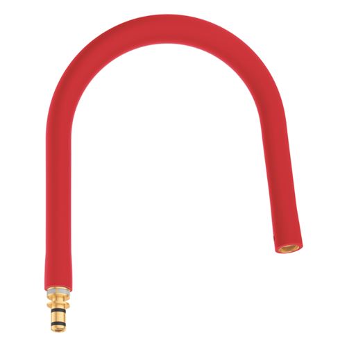 GROHE - GROHFlexx Bec de cuisine pour Essence semi-pro, rouge