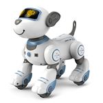 Robot chien VATOS Bluetooth programmable, interactif avec yeux LED multicolores, chant et danse, télécommande, rechargeable, blanc, jouet enfants - Robot éducatif - Achat & prix