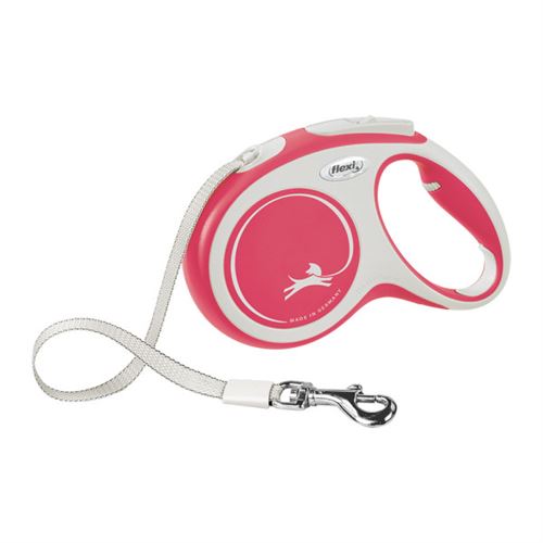 Comparer les prix de Laisse pour Chien Fle i NEW COMFORT 5 m Taille M Rouge