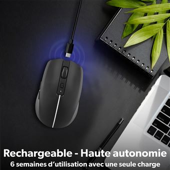 Souris sans fil T'nB Dual Connect Noir