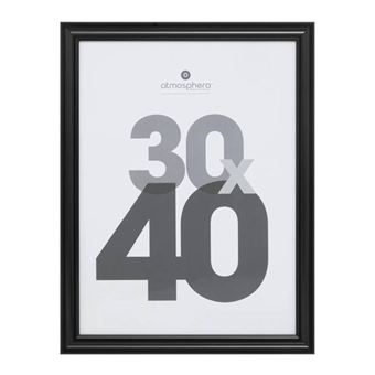 Cadre Photo Atmosphera Mae Bois 40x50cm - Verre, Style Bohème Romance