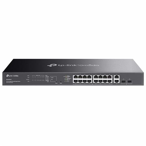 TP-Link Omada ES220GMP Managed L2 Gigabit Ethernet (10/100/1000) Power over Ethernet (PoE) Rack mounting