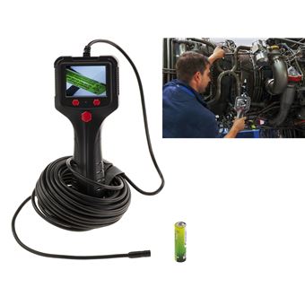 KALEA-INFORMATIQUE Caméra d'inspection endoscope 8mm 1080p avec éclairage. Etanche, cordon 10m, batterie rechargeable sur port USB - 1