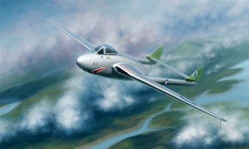 Trumpeter - Vampire F FB.MK.5 IV Havilland - 2 Versions Modèle-kit 1:48 Kit - Image 3