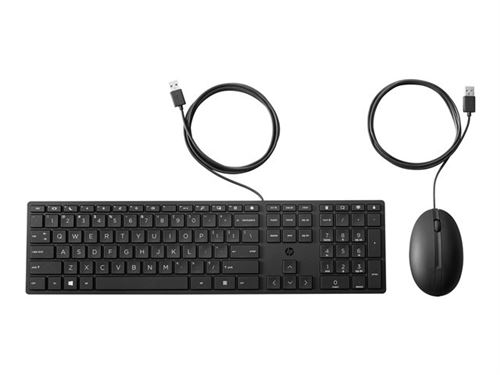 HP Desktop 320MK - Toetsenbord en muis set - voor ZBook 15u G4, 15u G5, 15u G6, 15v G5, 17 G4, 17 G5, 17 G6, Create G7; ZBook Firefly 14 G9