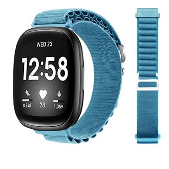 Bracelet Tressée loop élastique pour Fitbit Versa Vert - Accessoires