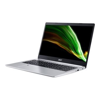 Acer Aspire 5 A515-45 - AMD Ryzen 7 - 5700U / jusqu'à 4.3 GHz - Win 11 Home - Radeon Graphics - 16 Go RAM - 512 Go SSD - 15.6" IPS 1920 x 1080 (Full HD) - Gigabit Ethernet - Wi-Fi 6 - Argent pur - clavier : Suisse Allemand