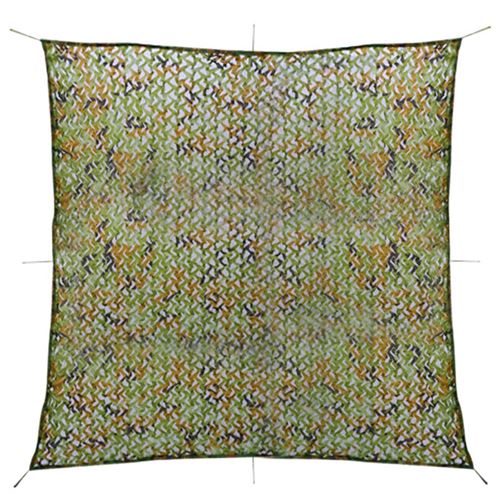 vidaXL Filet de camouflage avec sac de rangement 2x3 m Vert