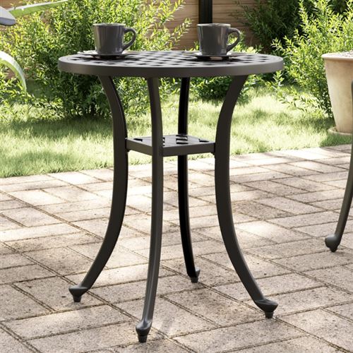 Vidaxl Noir Table De Jardin - Image 2