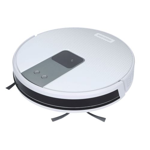 Aspirateur Robot Maxcom Clear Vision MH12 44dB 3H Rembobinage Automatique du Cordon Push Button Blanc