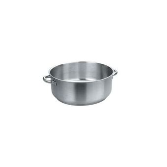 Marmite basse - rondeau induction en inox 18/10 - 28 cm eco chef ...