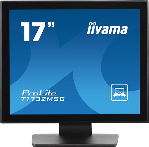 Iiyama Prolite T1732msc-B1sag - Ecran Led - 17" - Écran Tactile - 1280 X 1024 @ 75 Hz - Tn - 250 Cd/M² - 1000:1 - 5 Ms - Hdmi, Vga, Displayport - Image 3