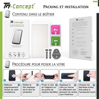 Protection écran Verre Trempé TM Concept Pour Asus ROG Phone ZS600KL - Gamme Crystal, 3 Couches, Anti-choc, Garantie 1 Mois
