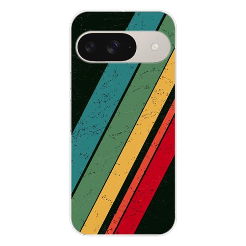 Coque en silicone imprimée compatible Google Pixel 9 Grunge
