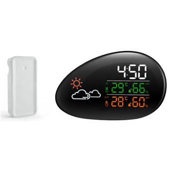 Station météo Docooler Thermomètre hygromètre intérieur Extérieur  numérique,Compteur Humidité Température Temps Sans fil , LCD ° C / ° F Max  Min Value Haute Précision