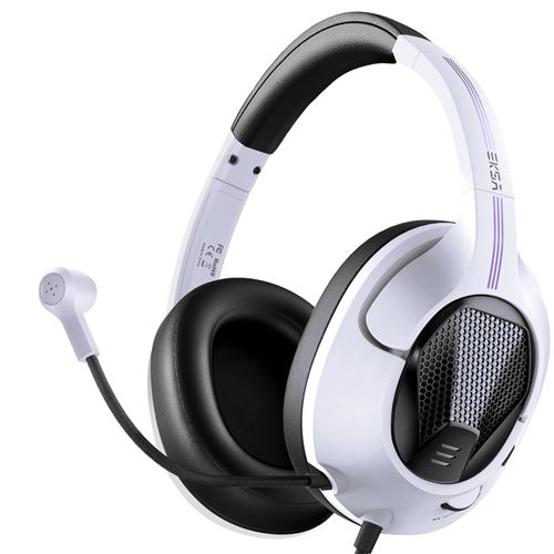 Casque filaire EKSA E3D Blanc