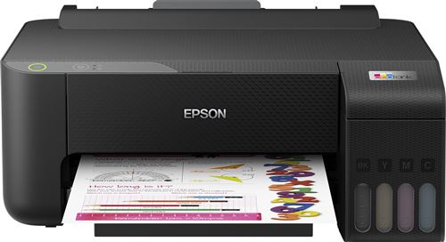 Imprimante Multifonction Epson L1210 1 Recto Verso Manuel Jet D'Encre 1440DPI USB Noir
