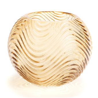 Vase boule Nais moutarde - Amadeus - Jaune - Verre - 1