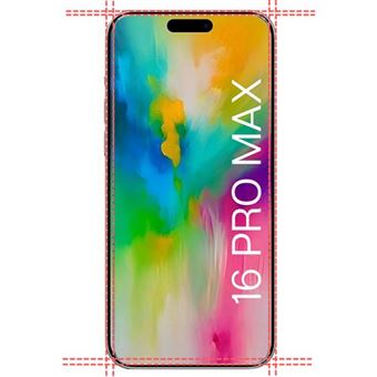 Protection écran PROMAX Pour IPhone 16 Pro Max – Verre Trempé 2 Pièces – 9H Anti-rayures