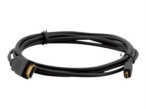 Kramer C-HM/HM/A-D Series C-HM/HM/A-D-10 - Câble HDMI avec Ethernet - 19 pin micro HDMI Type D mâle pour HDMI mâle - 3 m - moulé, support 4K