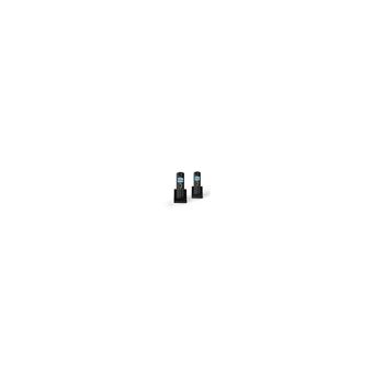 Téléphone Portable Basique Alcatel F685 Duo Sans Fil LED Indicateur de Chargement Noir - 1