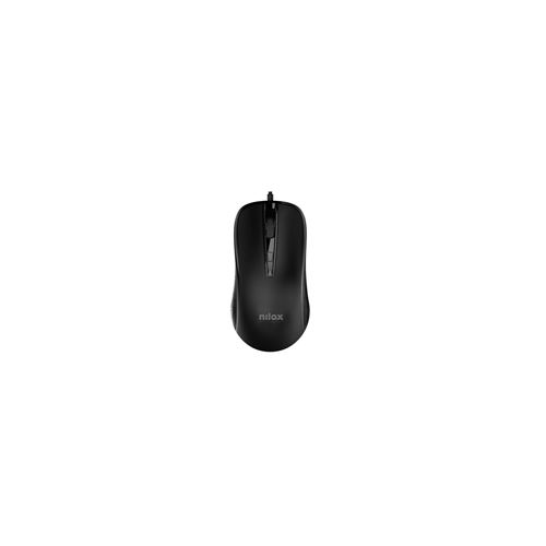 Nilox MOUSB1014 Souris filaire USB 2400DPI Noir - Image 2