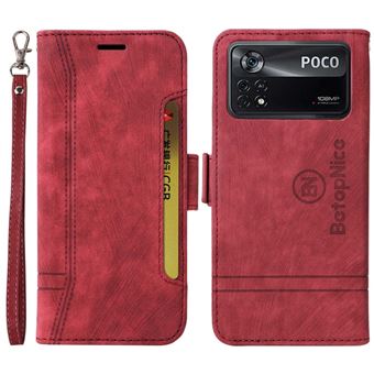 Coque Portefeuille Pour Xiaomi Poco M7 Pro 5G – Etui En Cuir PU Avec Porte-cartes, Bandoulière, Protection Anti-chute - 2