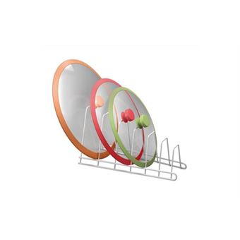 Support de plateaux/couvercles 6 compartiments sector de metaltex. Couleur blanc - 1