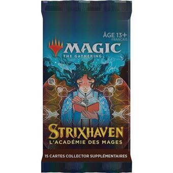 Booster Collector de 15 cartes exclusives Magic the Gathering Strix Haven Modèle aléatoire