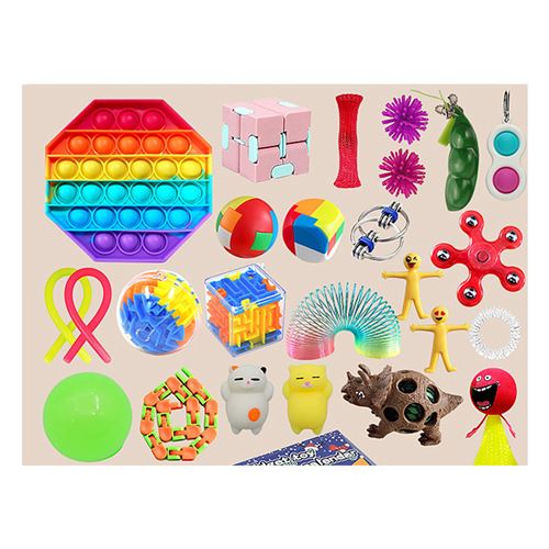 7€09 sur Fidget Toys anti-stress pour enfants - PZ02 - Multicolore - Autres  Jeux créatifs - Achat & prix