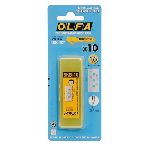 Olfa SKB-10 - Lame de cutter (pack de 10) - pour OLFA SK-10