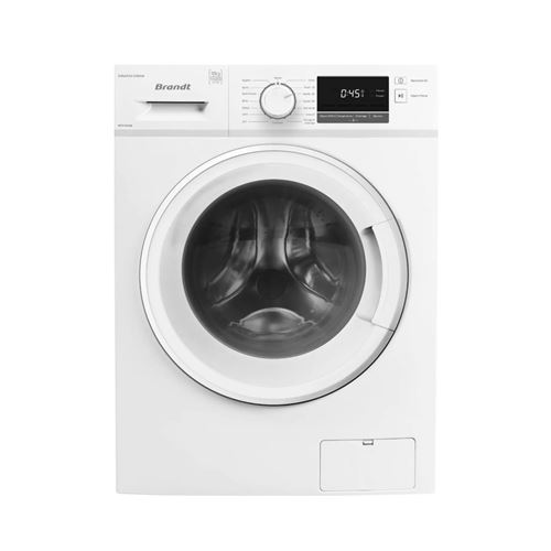 Brandt Wfb103Qw - Machine À Laver - Largeur : 59.5 Cm - Profondeur : 56.5 Cm - Hauteur : 85 Cm - Chargement Frontal - 70 Litres - 10 Kg - 1500 Tours/Min - Blanc
