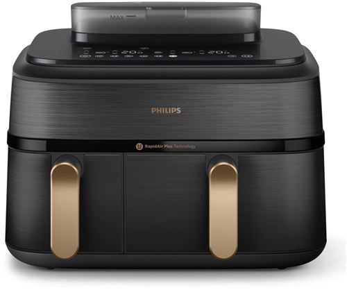 Non Communiqué Noir Philips Airfryer Duo Na552/00