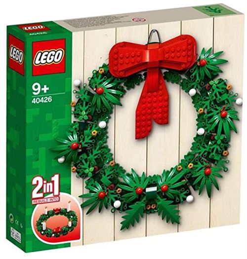 Lego Noël 40426 - Couronne de Noël 2-en-1
