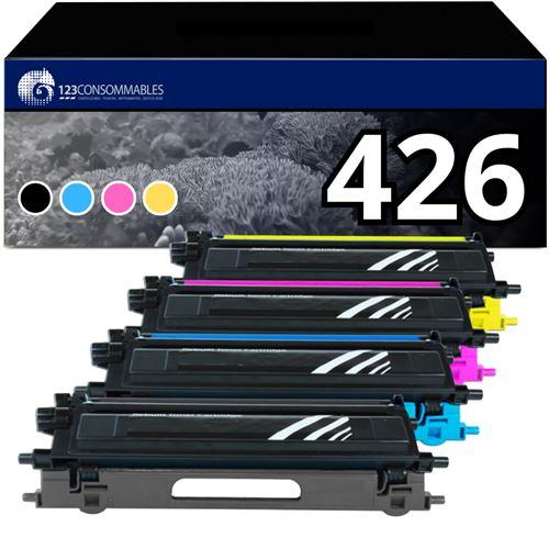 Non Communiqué Pack 4 Toners Compatible Brother Tn-426