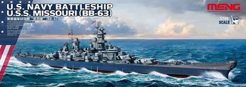 Maquette bateau Meng Model USS Missouri BB-63- 1/700 - Maquette de ba
