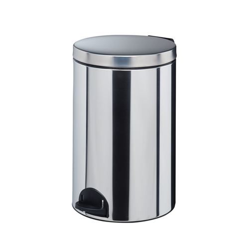 Rossignol poubelle à pédale 20 l inox élora 90254