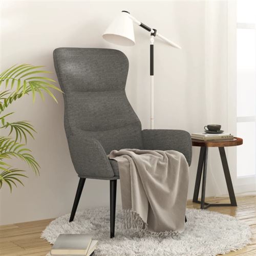 VIDAXL - Fauteuil de jardin - Gris clair - Image 3