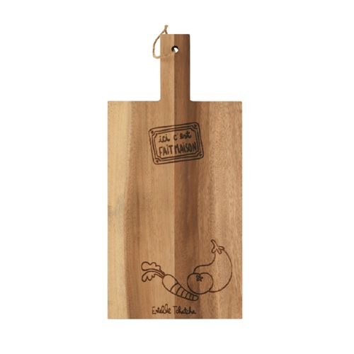 Planche à découper rectangulaire - Fait maison - - Derrière La Porte - Marron - Bois