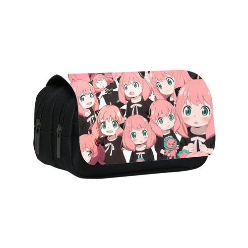 Trousse à crayon Spy x Family pour Garçon et Filles (PC5809) 20x10x7.5 cm Rose