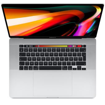 MacBook Pro Touch Bar 16 2019 Core i9 2,4 Ghz 32 Go 512 Go SSD Argent - Reconditionné avec Batterie Neuve Incluse - 1